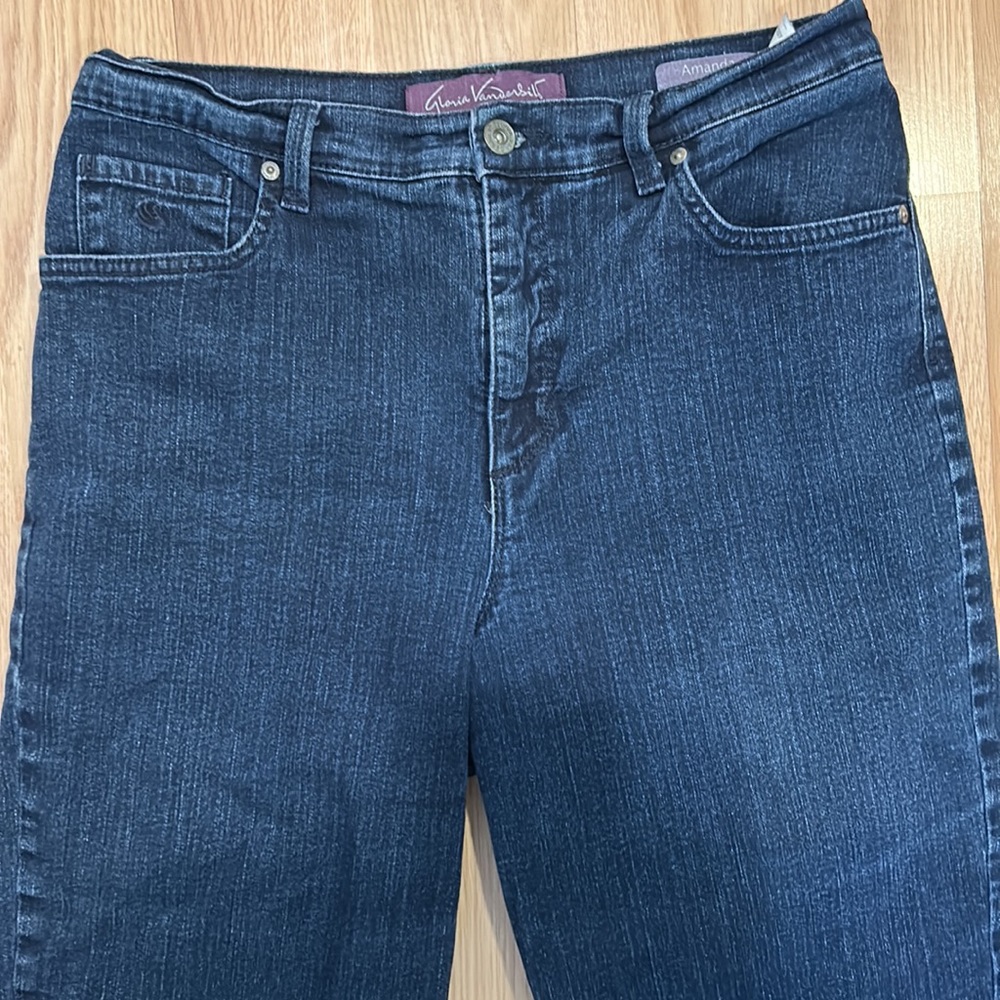 Gloria Vanderbilt Amanda Capri Jeans Size 10 - Picture 4 of 13